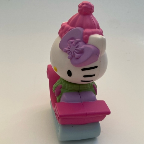 2011 McDonalds Hello Kitty in Sled Sleigh Sanrio Happy Meal Toy - Picture 7 of 9